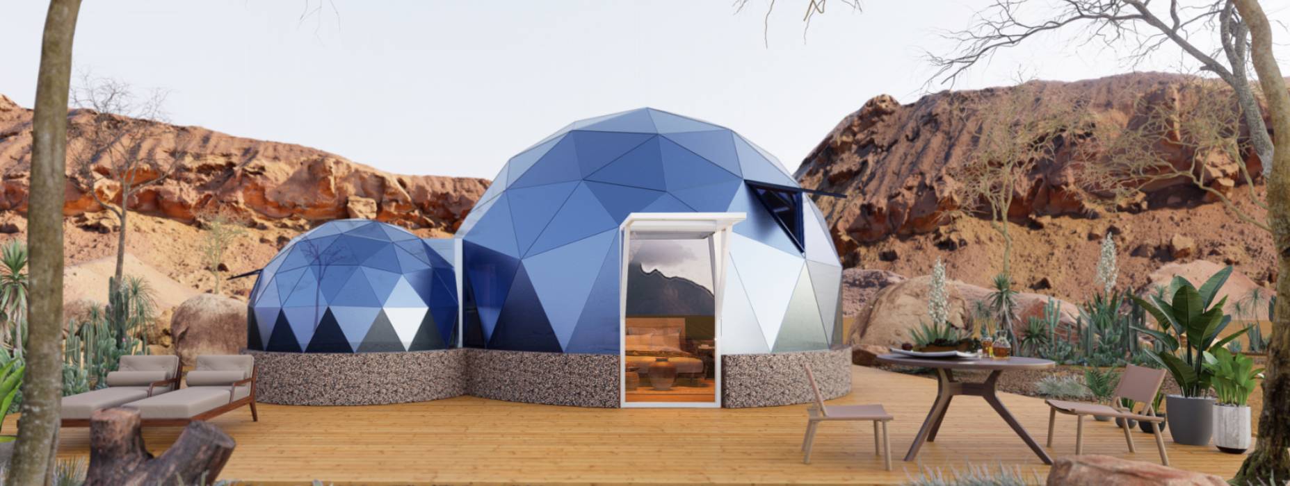 民权县球形智能光伏玻璃星空房